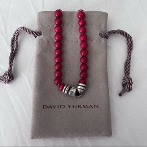 David Yurman Red Coral Spiritual Beads
